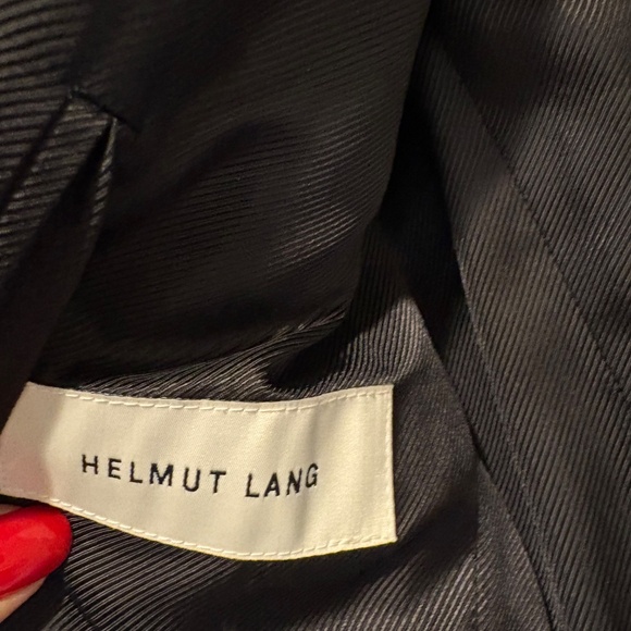 Helmut Lang tuxcedo blazer black size 6 - Picture 3 of 4